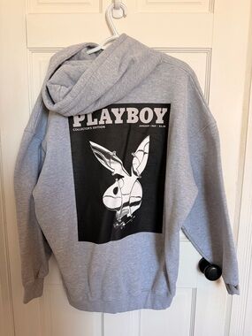 Oversized PLAYBOY x Missguided Graphic Hoodie